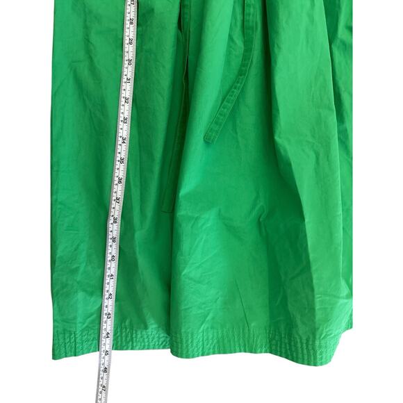 Strut&bolt PURE ENCHANTMENT GREEN 100% COTTON MIDI DRESS - Picture 11 of 14